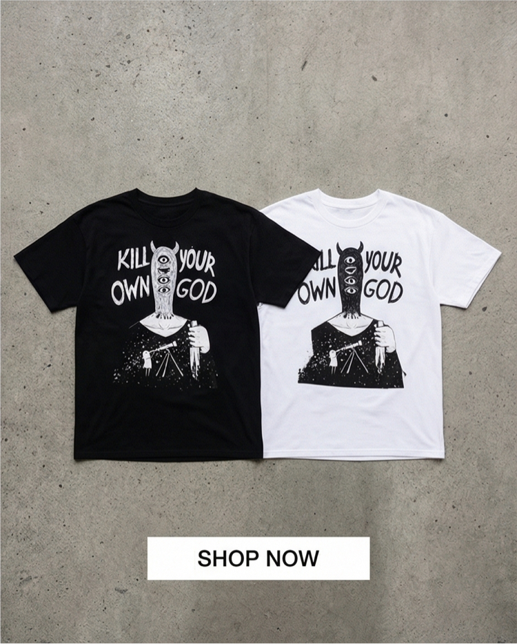 Punpun Kill Your Own God Oversize Unisex T-Shirt 