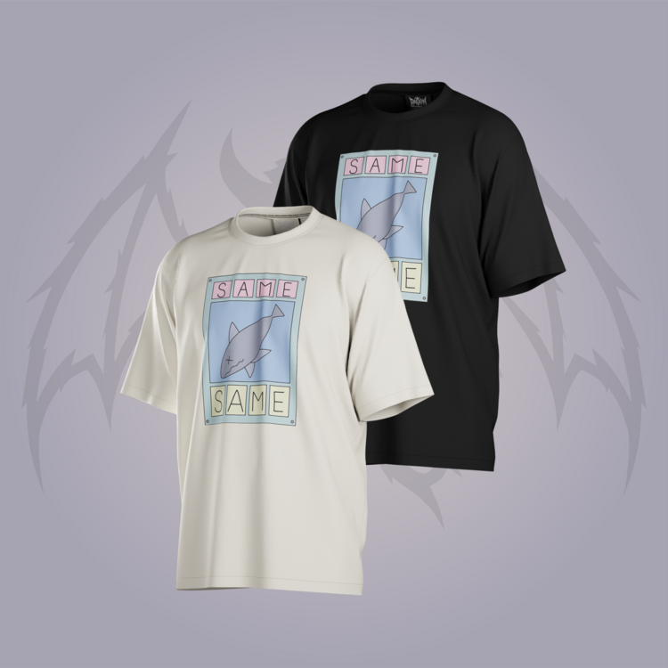 Nichijou Same Same Oversize Unisex T-Shirt