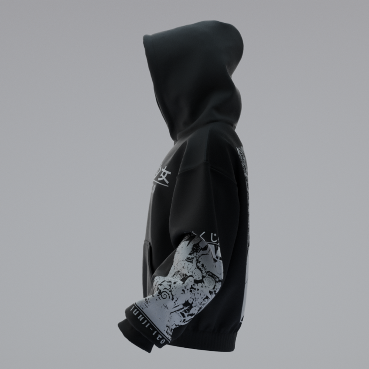 Junji Ito Oversize Unisex Hoodie Kapüşonlu Sweatshirt