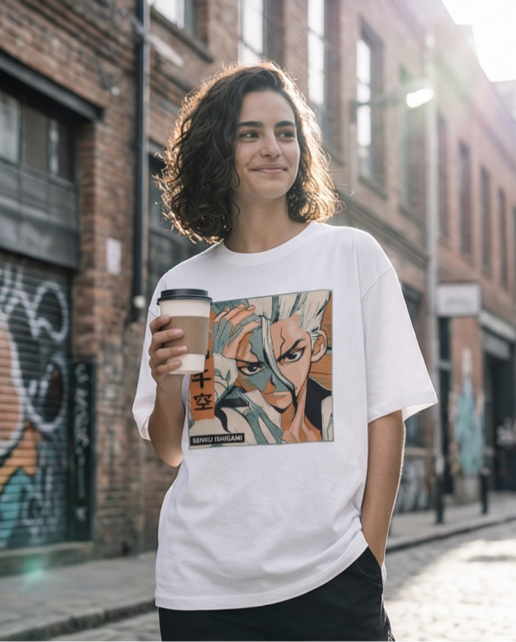 DR Stone Senku Ishigami Oversize Unisex T-Shirt