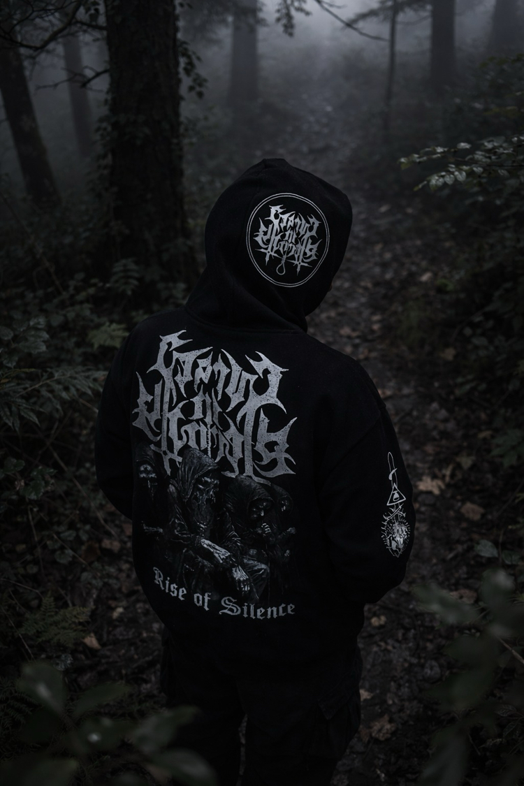 Cursed in Eternity Rise of Silence Oversize Unisex Hoodie