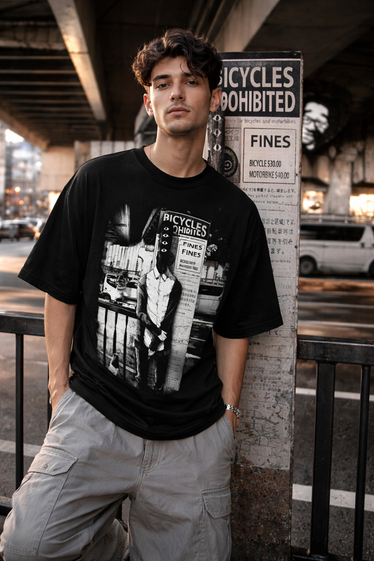 Punpun Ricycles Oversize Unisex T-Shirt 