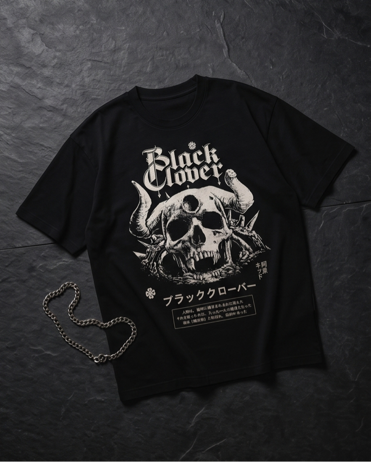 Black Clover Oversize Unisex T-Shirt