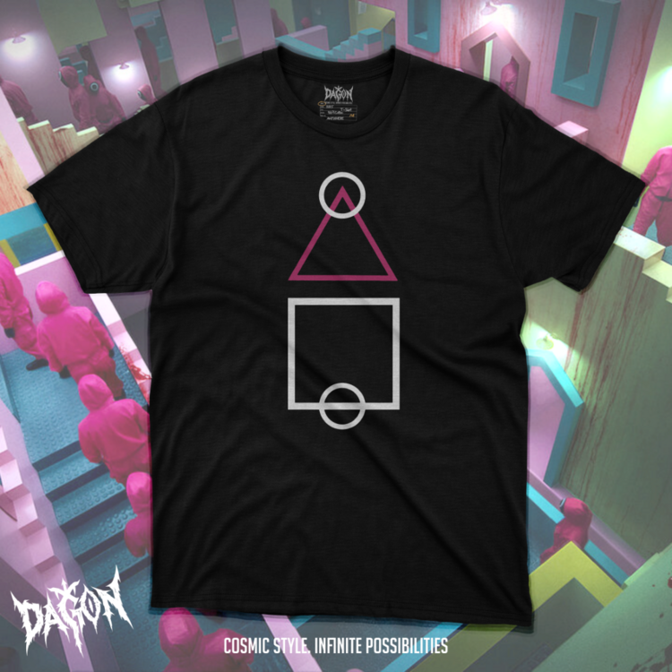 Squid Game Squid Logo Oversize Unisex T-Shirt