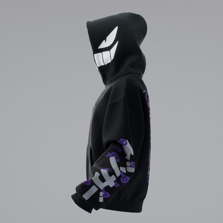 Gengar Pokemon Oversize Unisex Hoodie Kapüşonlu Sweatshirt