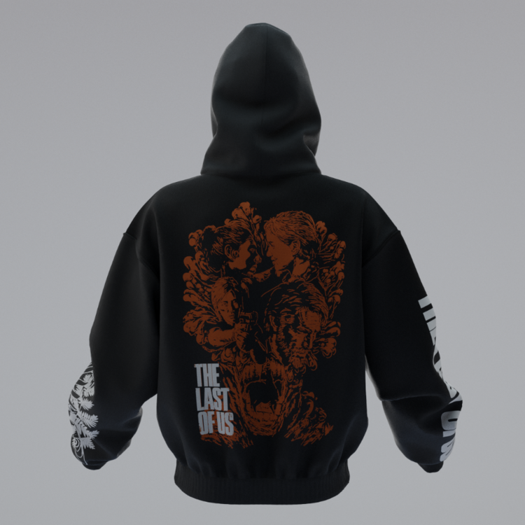 The Last of Us  Oversize Unisex Hoodie Kapüşonlu Sweatshirt