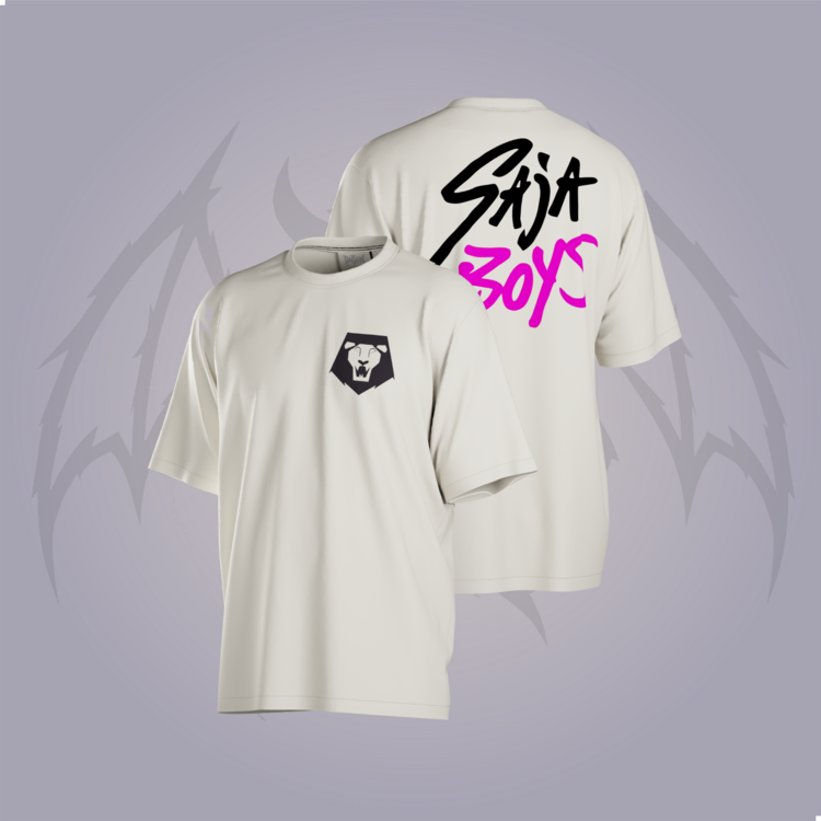 K-Pop Demon Hunters Saja Boys Logo Oversize Unisex T-Shirt