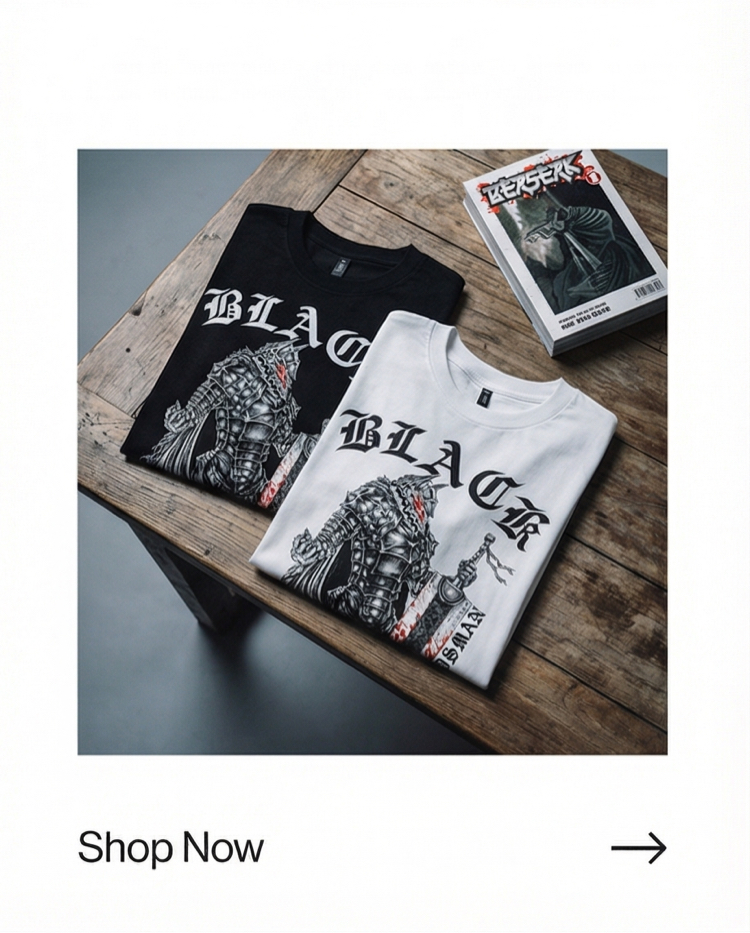 Berserk Manga Oversize Unisex T-Shirt