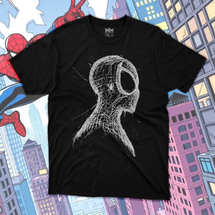 Spiderman Drawing DA-015 Oversize Unisex T-Shirt
