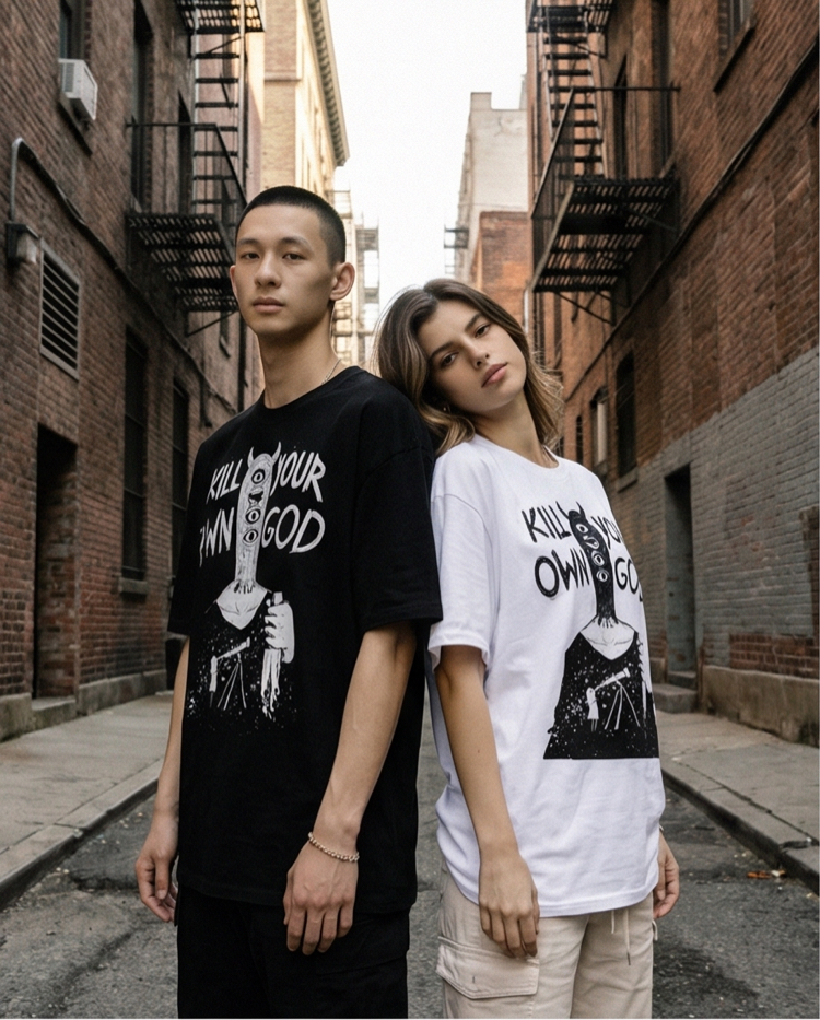 Punpun Kill Your Own God Oversize Unisex T-Shirt 