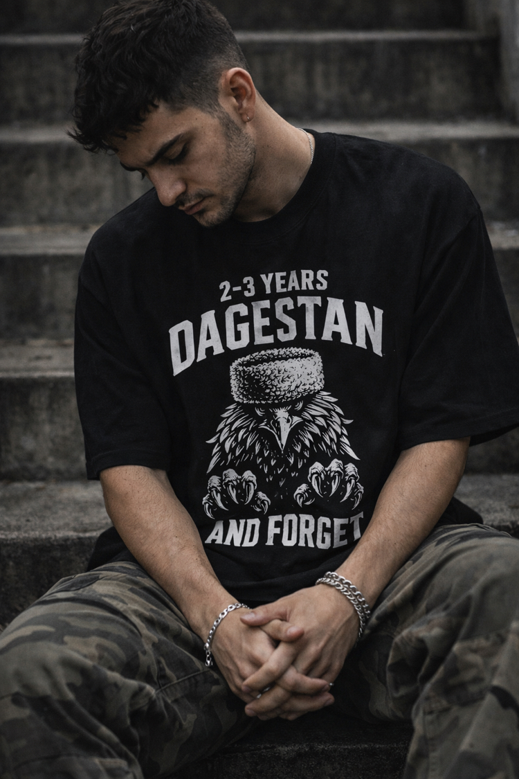 SEND HIM 2-3 YEARS DAGESTAN AND FORGET Oversize Unisex T-Shirt