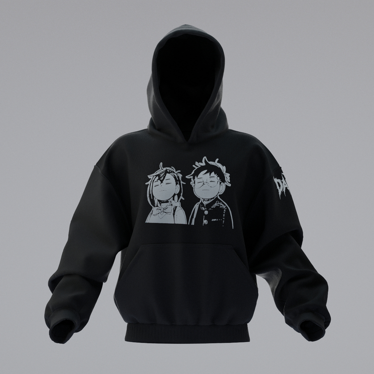 Dandadan Oversize Unisex Hoodie Kapüşonlu Sweatshirt