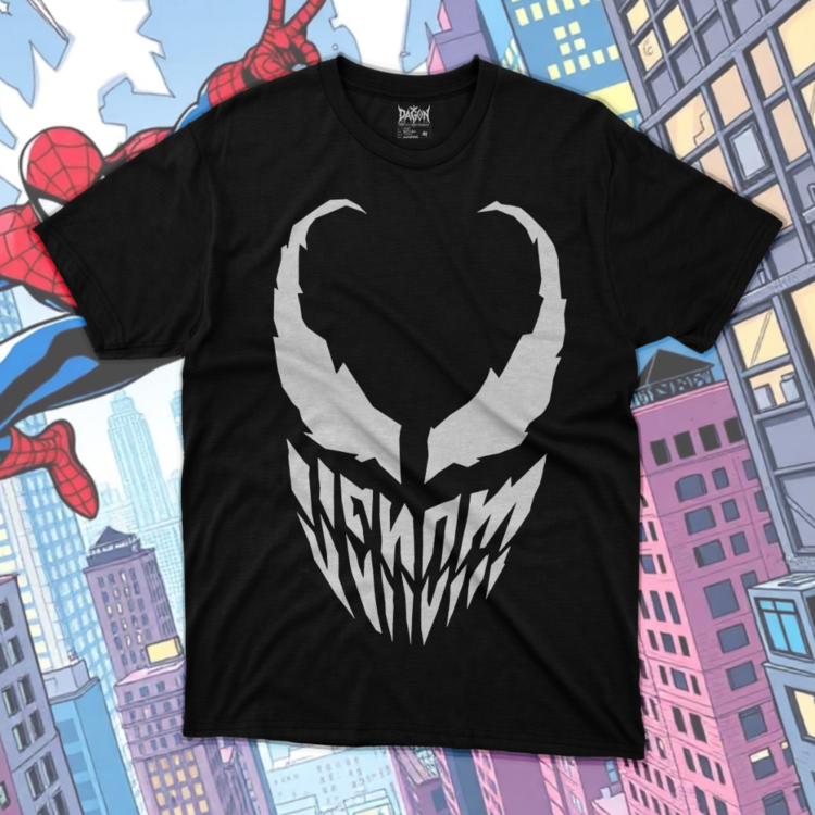 Venom Face Logo DA-013 Oversize Unisex T-Shirt