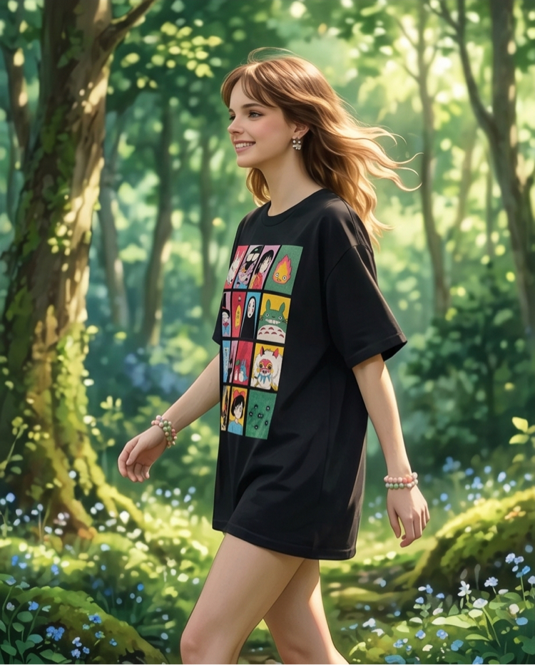 Miyazaki Studio Ghibli Oversize Unisex T-Shirt