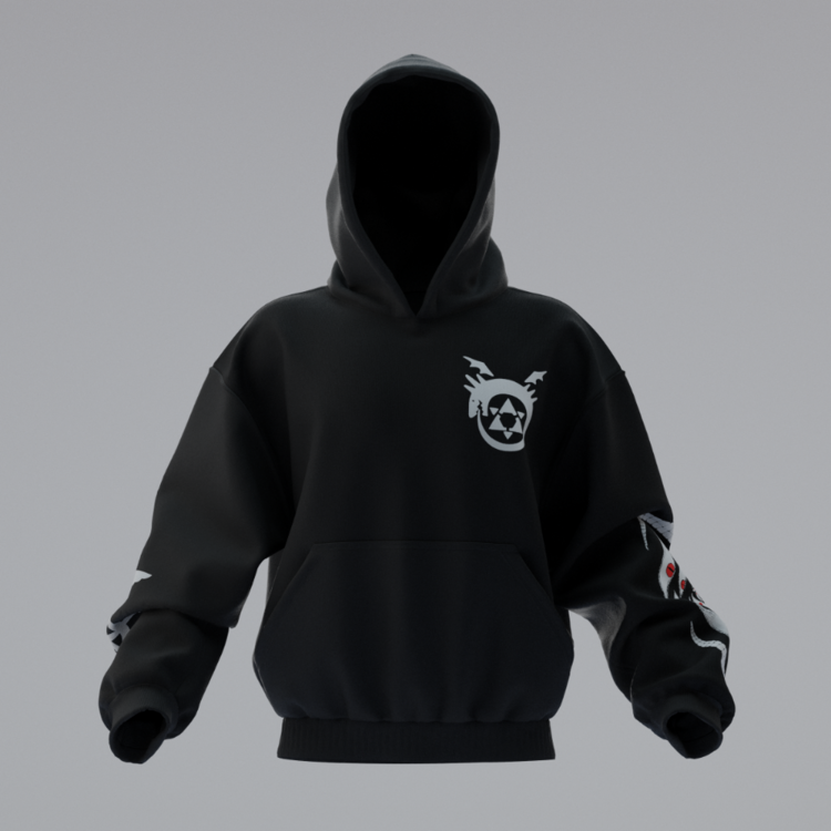 Fullmetal Alchemist Oversize Unisex Hoodie Kapüşonlu Sweatshirt