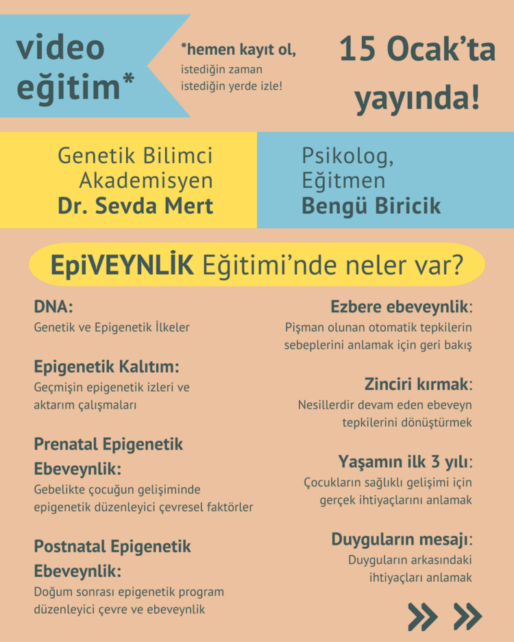EpiVeynlik: Epigenetik Ebeveynlik - online video eğitim