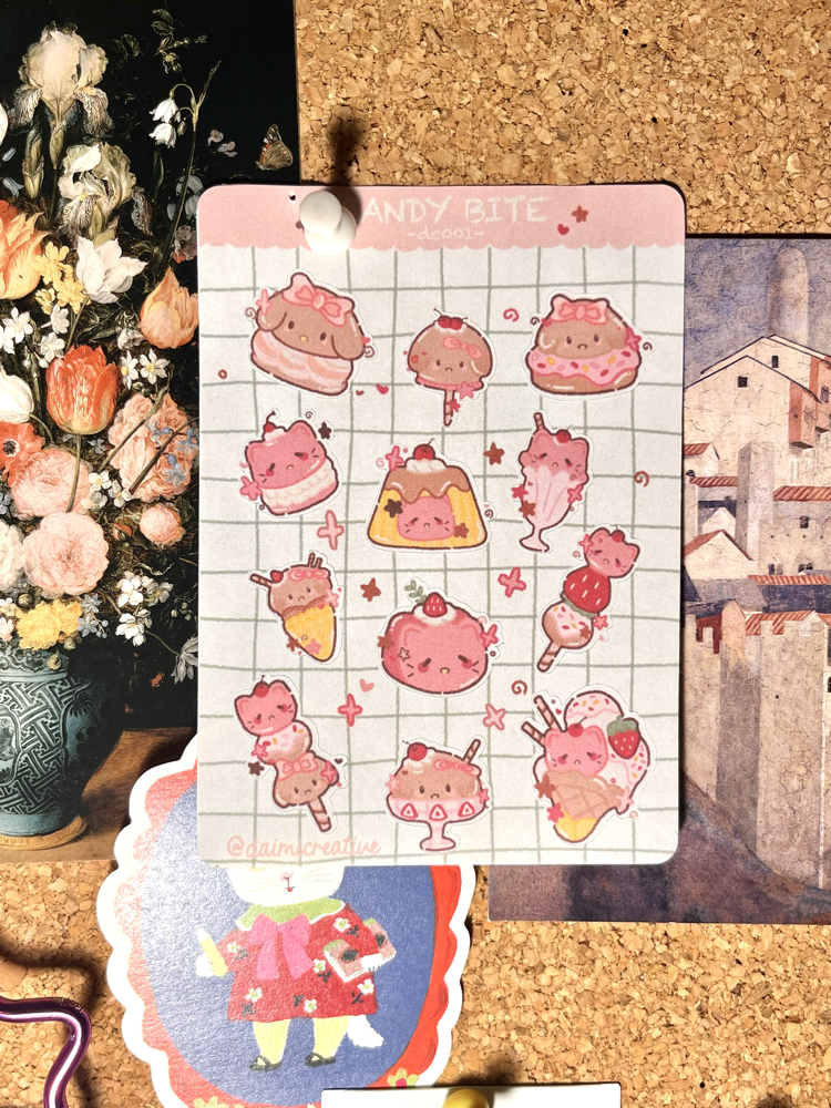 Candy Bite Sticker Sheet