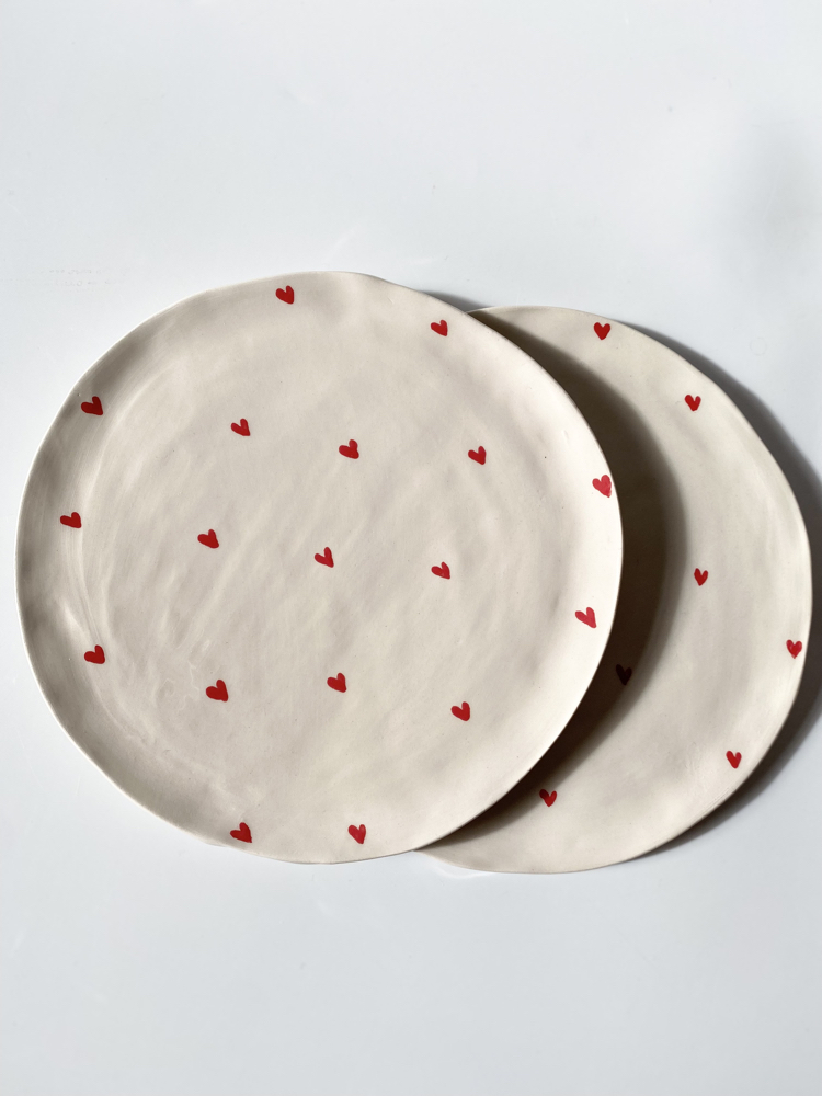 Pure Heart Plate 17 cm 1 pieces