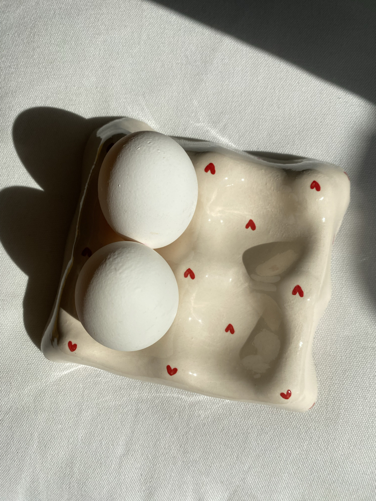 4 Egg Plate 1 pieces
