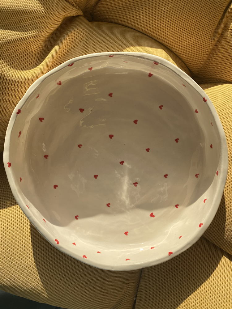 Ön Sipariş Pure Heart Salata Bowl Tabak 21 -23 cm