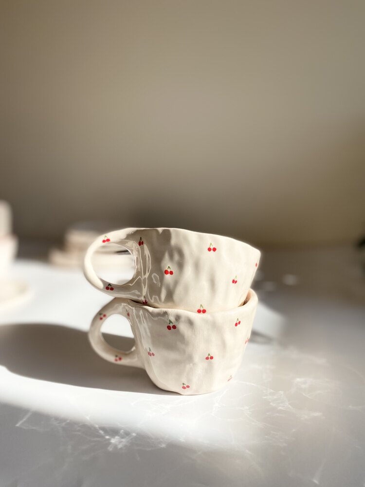 Vişne Handmade Mug 1 adet