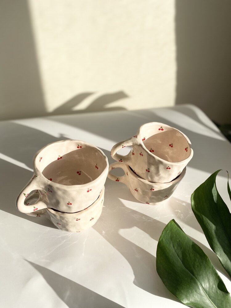 Vişne Handmade Mug 1 adet