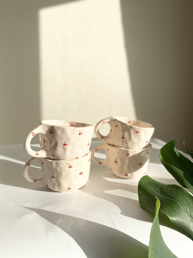 Vişne Handmade Mug 1 adet