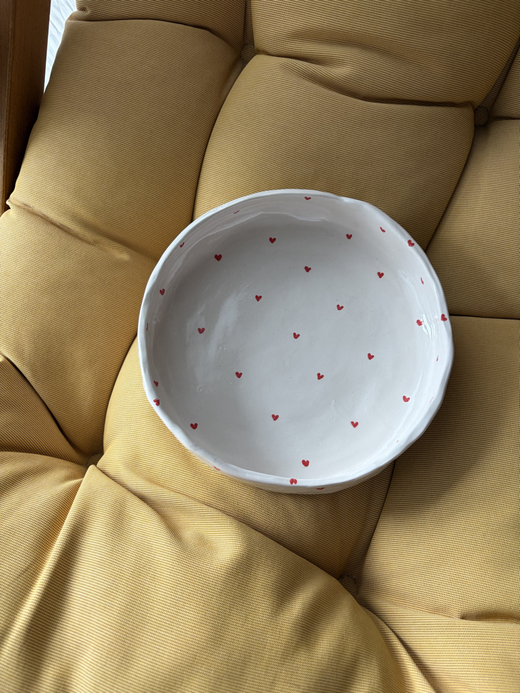 Ön Sipariş Pure Heart Salata Bowl Tabak 21 -23 cm