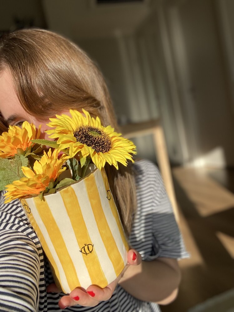 Ön sipariş Honey Bee Vazo 1 adet