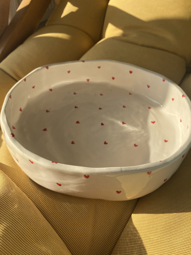 Ön Sipariş Pure Heart Salata Bowl Tabak 21 -23 cm