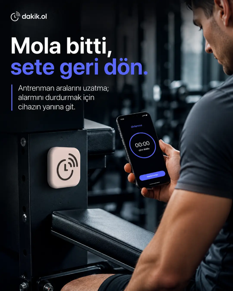 dakik.ol Akıllı NFC Alarm Kapatma Cihazı