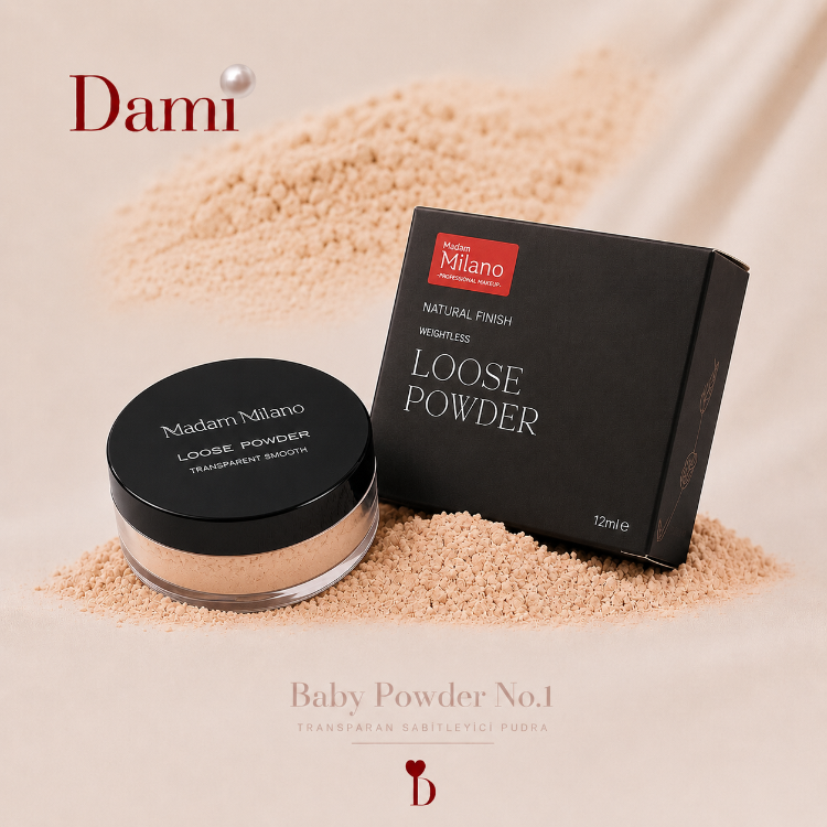 Transparan Makyaj Sabitleyici Matlaştırıcı Toz Pudra - Loose Powder