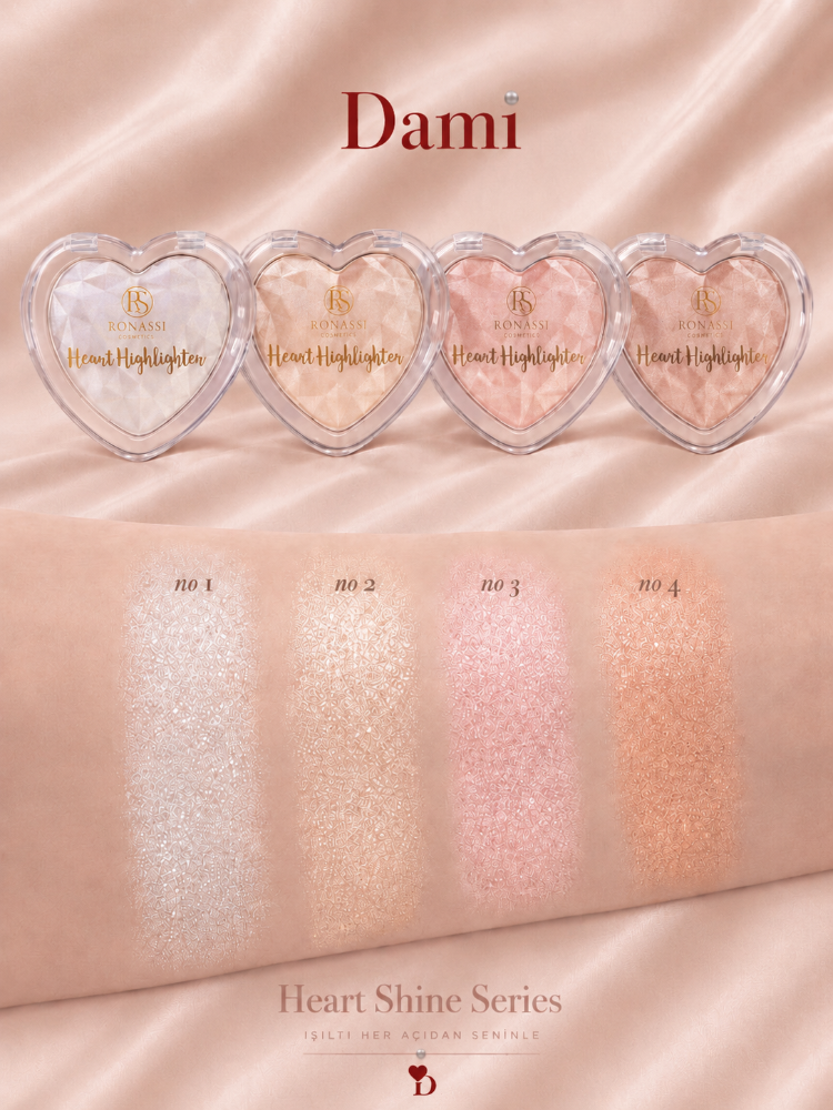 Kalpli Highlighter 3D Elmas Dokulu Yoğun Parlaklık Veren Aydınlatıcı