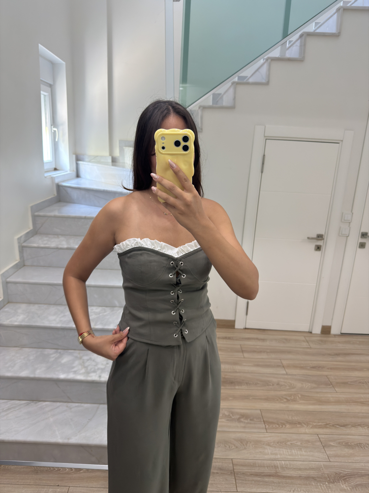 Büstiyer pantolon takım