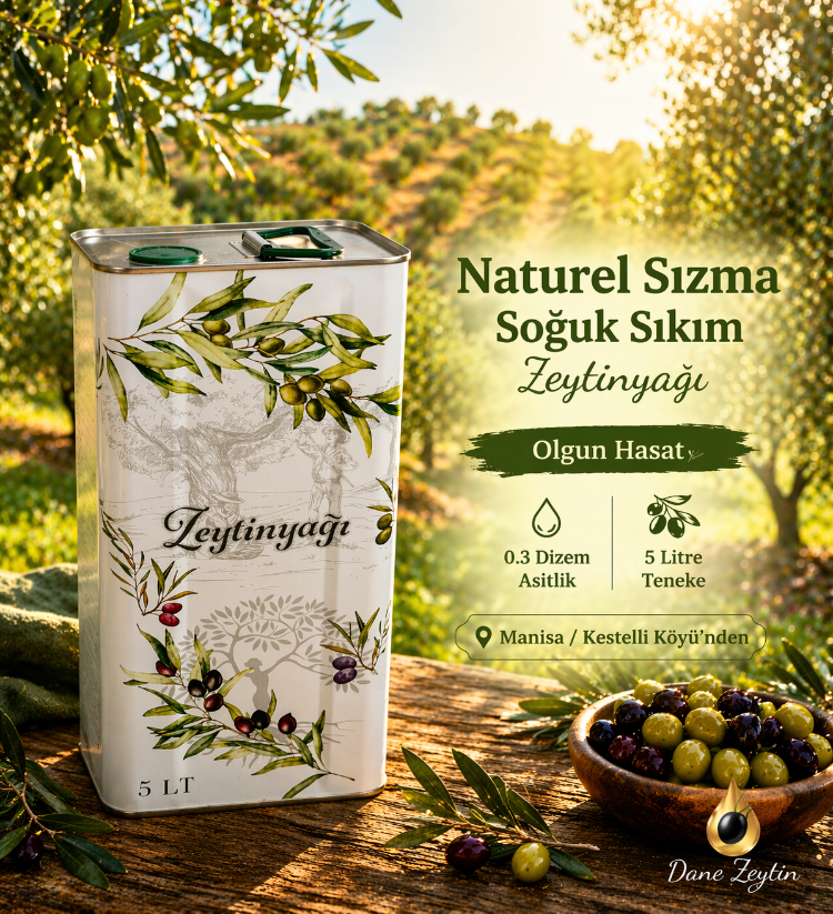 Naturel Sızma Zeytinyağı 5 LT