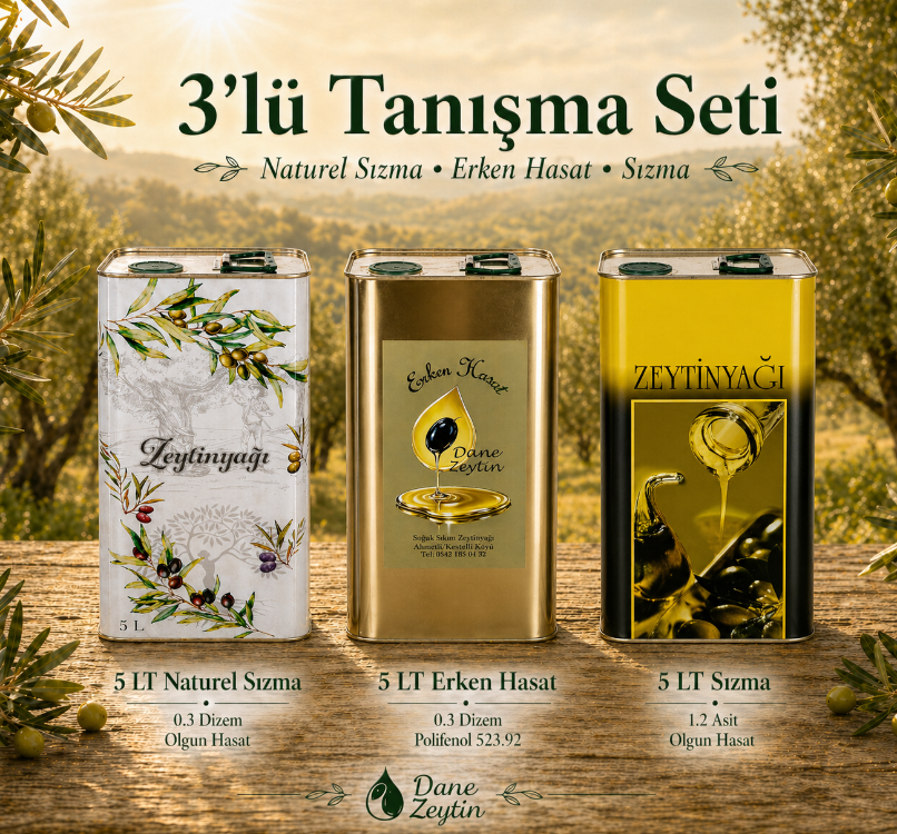 3'lü Tanışma Seti 15 LT (Naturel Sızma + Erken Hasat + Sızma)