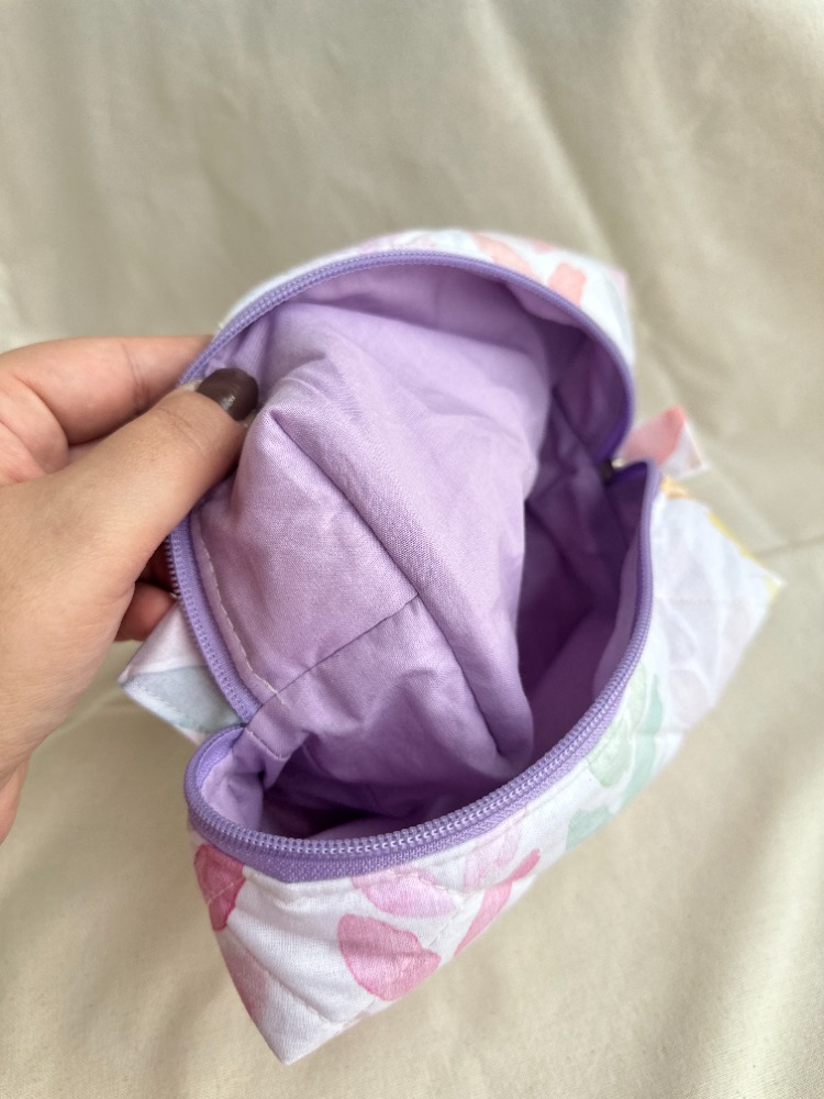 Soft Yapraklar Makyaj Çantası