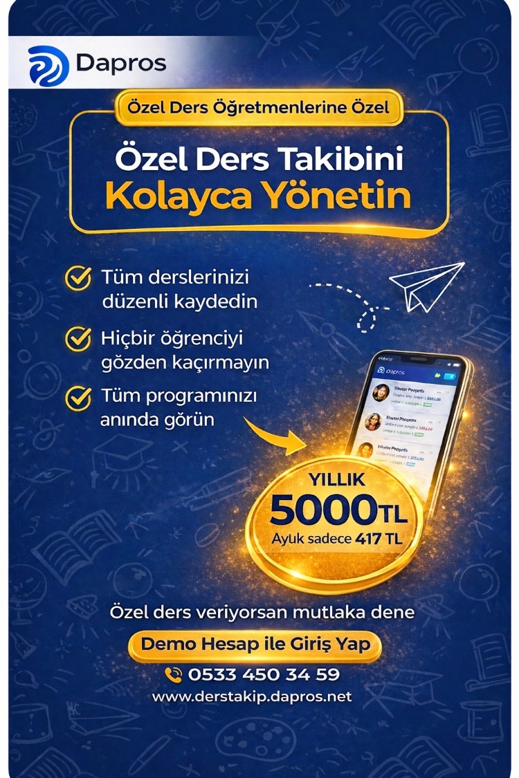 Özel Ders Modülü