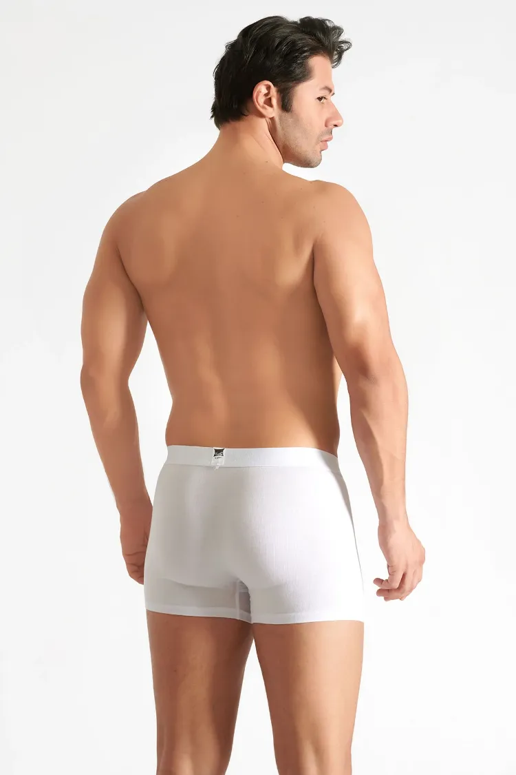 Tutku Erkek Elastan Boxer – Siyah | 6’lı Premium Konfor Seti