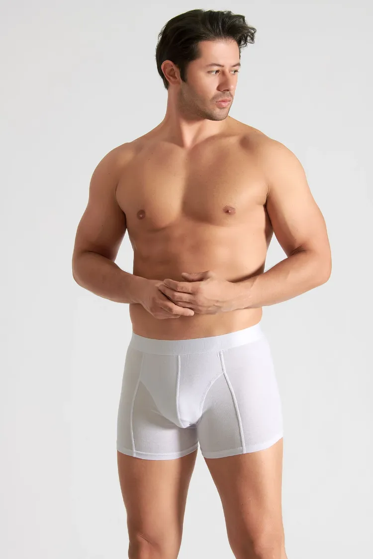 Tutku Erkek Elastan Boxer – Siyah | 6’lı Premium Konfor Seti