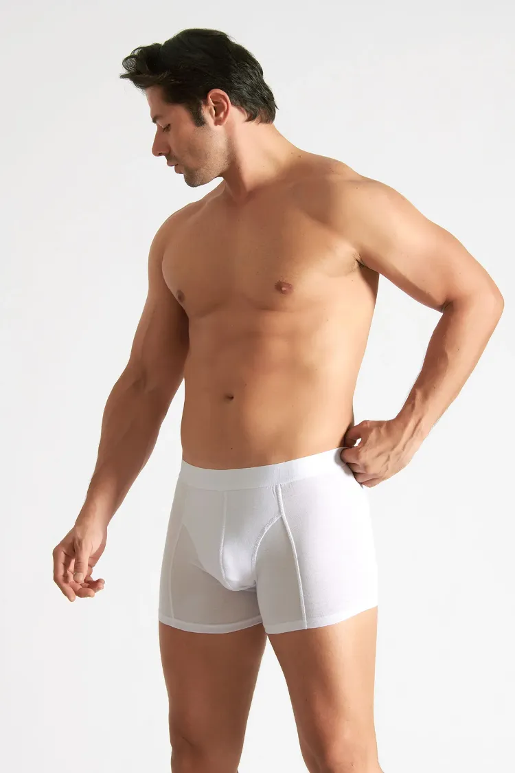 Tutku Erkek Elastan Boxer – Siyah | 6’lı Premium Konfor Seti