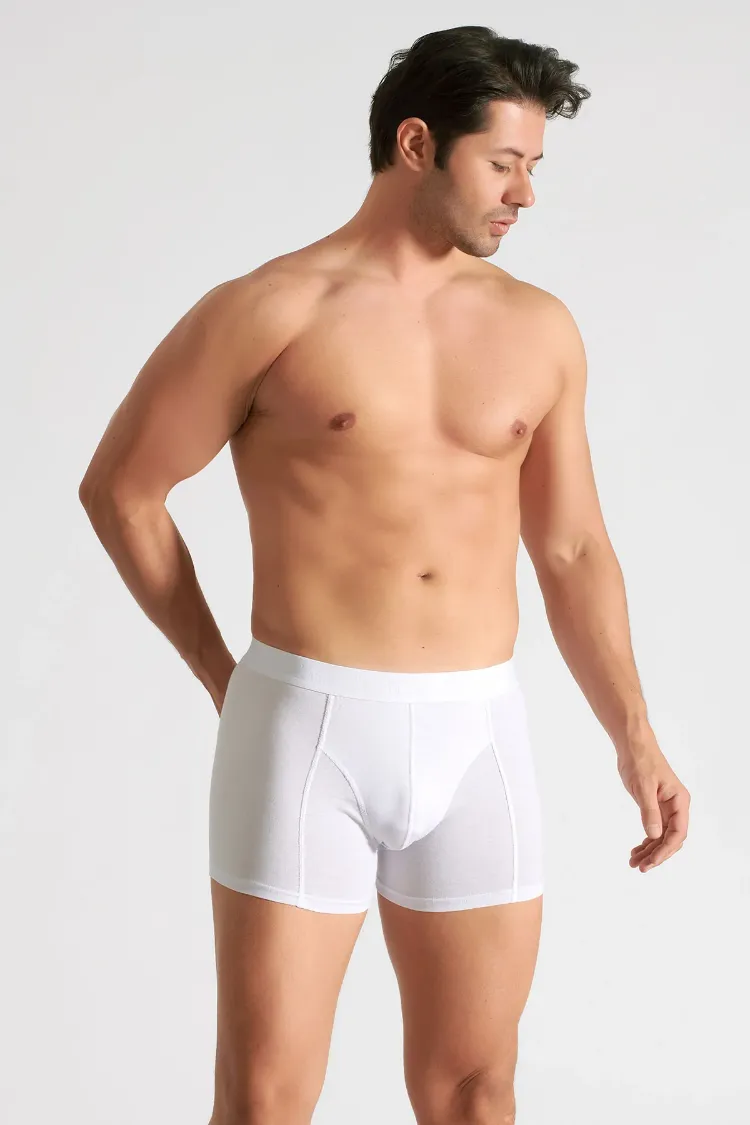 Tutku Erkek Elastan Boxer – Siyah | 6’lı Premium Konfor Seti