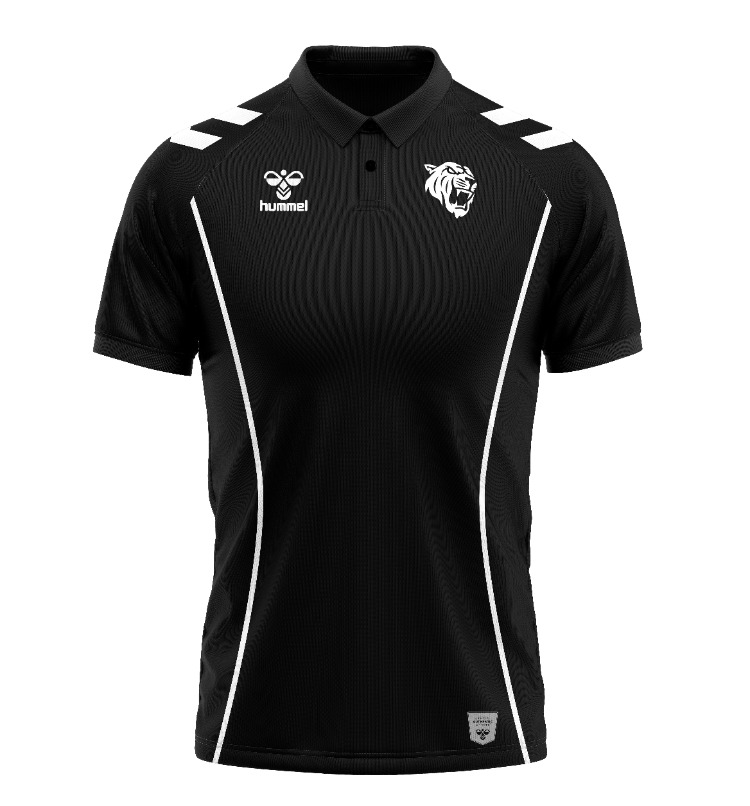 Dark Passage x Hummel Target Polo Yaka T-Shirt Siyah