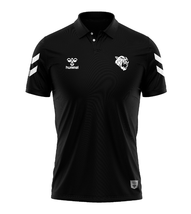 Dark Passage x Hummel Armin Polo Yaka T-Shirt Siyah