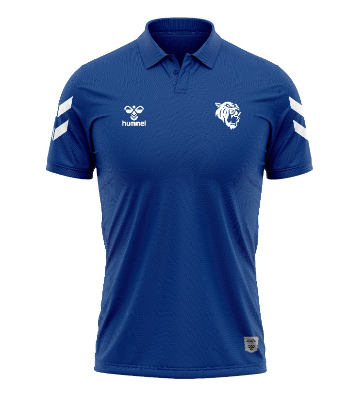 Dark Passage x Hummel Armin Polo Yaka T-Shirt Saks Mavi