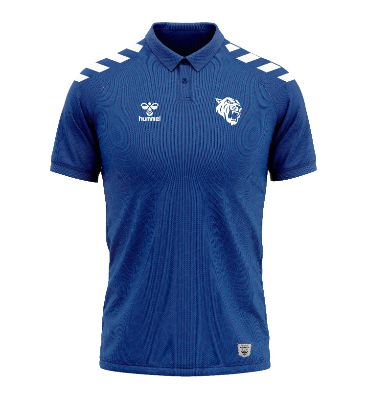 Dark Passage x Hummel Dream Polo Yaka T-Shirt Saks Mavi
