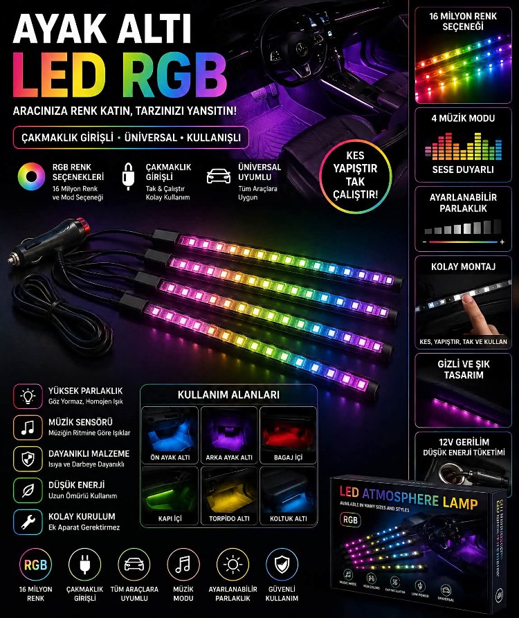 Ayak Altı Led 