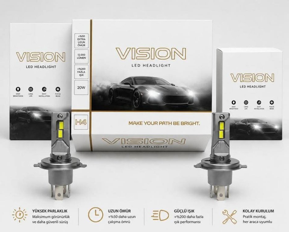 LED Xenon Ampül Çeşitleri 