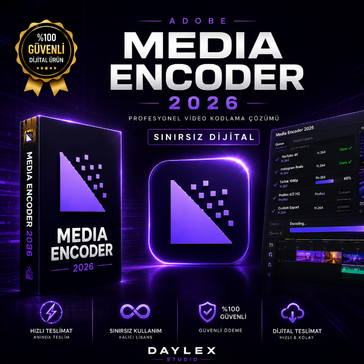 Adobe Media Encoder 2026 Pro Sınırsız