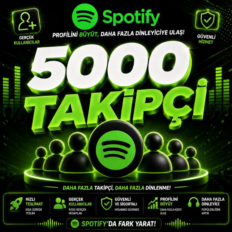 Spotify 5000 Takipçi